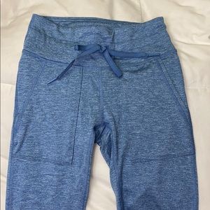 Blue Leggings with Pockets